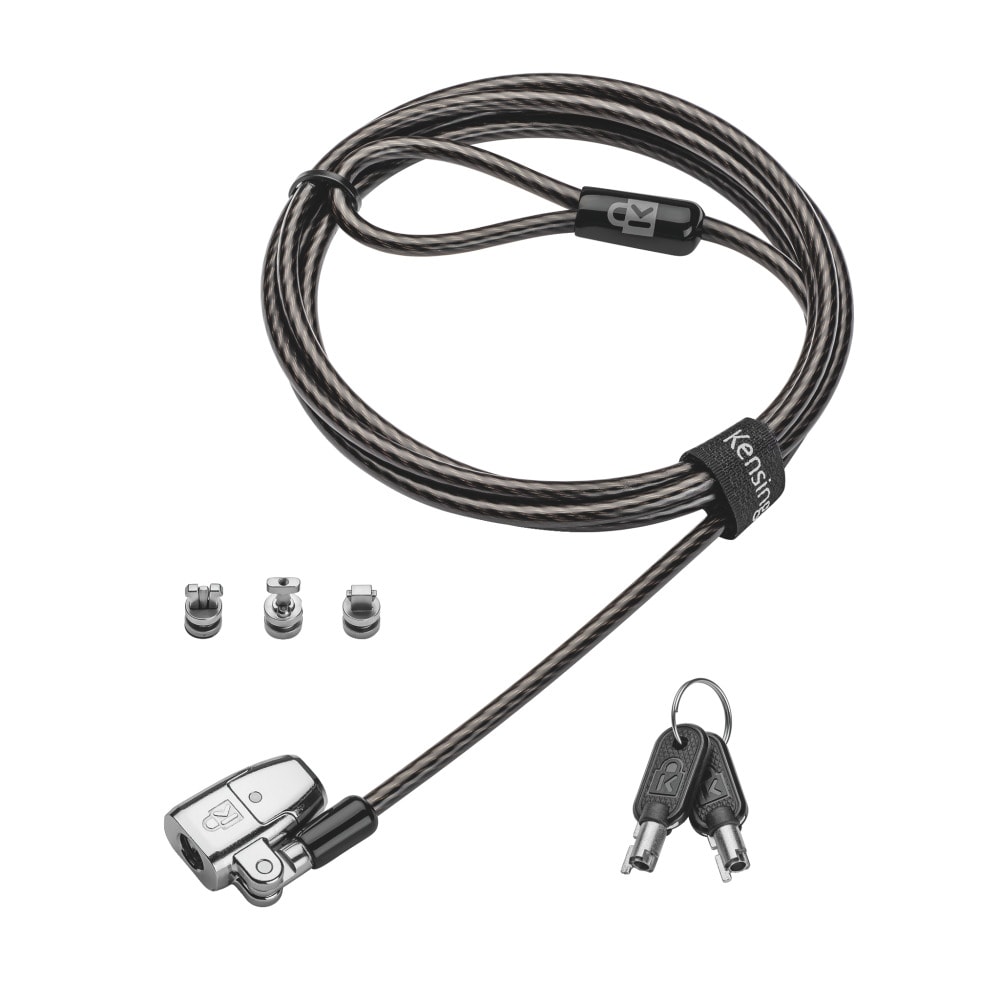 Candado para portátil con llave Kensington ClickSafe®  3-en-1.