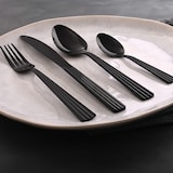 thumbnail of Besteckset Athen, 16-teilig, 4 Personen, schwarz, Edelstahl