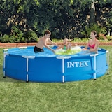 thumbnail of Piscina redonda metal frame intex 305x76 cm 4485 litros + depuradora
