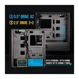 thumbnail of Boitier Pc Sans Alimentation - Bitfenix Saber Mesh (noir) - Moyen Tour - Format Atx