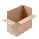 thumbnail of 200 x Faltkarton (360 x 200 x 200 mm) stabil 1-wellig Versandkarton Päckchen DHL Hermes Schachtel Box Paket braun BB-Verpackungen