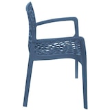 thumbnail of METRO PROFESSIONAL Fauteuil de terrasse Saphir, empilable, plastique, bleu pétrole