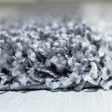 thumbnail of Teppich Hochflor Langflor Karo Kuschelig Waschbar Strapazierfähig Wohnzimmer Schlafzimmer Rund Grau 80x80 cm – WATZMANN von Kadima Design