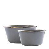 thumbnail of Barebones Schüssel Set Camping Outdoor 2-tlg. 5L & 3L grau gesprenkelt