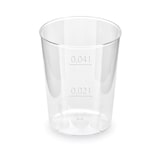 thumbnail of 100x Schnapsglas glasklar Shotgläser Stamperl mit Eichstrich PS 2cl / 4cl