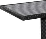 thumbnail of METRO Professional Mesa de Bar gastro Barbados Aluminium/ ratán PE, 70 x 70 x 108 cm, tablero aspecto madera, resistente a la intemperie, negro