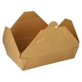 thumbnail of PAPSTAR 50 Lunchboxen, Pappe "pure" 1500 ml 4,8 cm x 14 cm x 19,7 cm braun
