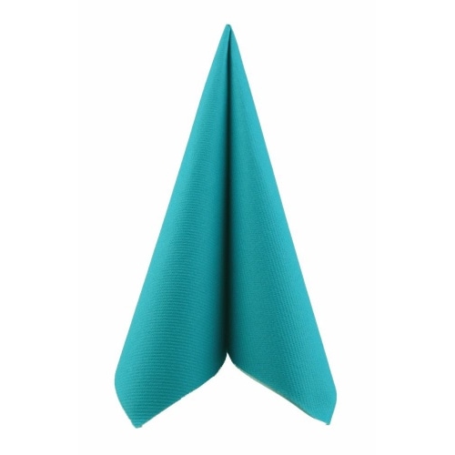 Airlaid Serviette Türkis, 40 x 40 cm, 50 Stück - APARTina