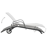 thumbnail of vidaXL Ligbed staal en textileen