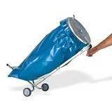 thumbnail of Müllsackständer Müllsackhalter Metall gelber Sack Abfallsammler fahrbar 120 l