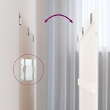 thumbnail of Décoshop26 - Tête de lit accessoire couchage chambre à coucher meuble murale style palette 185 x 3 x 90 cm bois massif blanc TDL0202700
