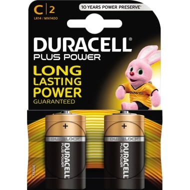 Duracell Plus Power Single-Use Battery C Alcalino