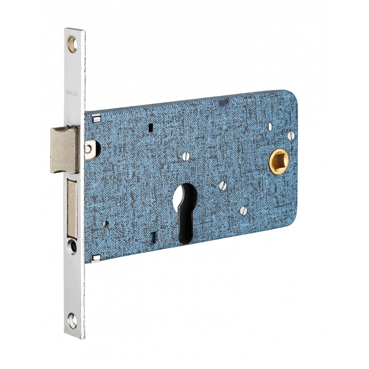 Serrure encastrable pour porte d'entrée à cylindre