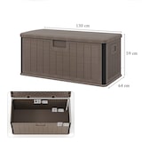 thumbnail of COSTWAY Gartenbox 378 l, wasserdicht, für den Garten mit abschließbarem Deckel, für Kissen und Gartengeräte