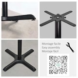 thumbnail of Restootab - Mesa 70x70cm - modelo Dina - carvalho islandês