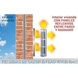 thumbnail of Panneau réfléchissant autocollant avec mousse pour radiateurs (100x60cm) - Isolation thermique réfléchissante