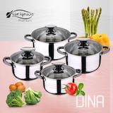 thumbnail of San Ignacio - 16/18/20/24 cm Edelstahl-Kochgeschirrset mit 3 Pfannen Ø16/20/24 cm