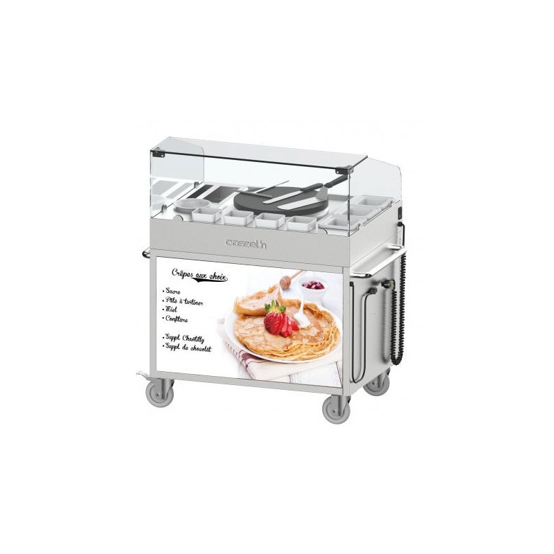 Chariot à crêpière 40 encastrée