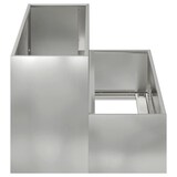 thumbnail of vidaXL Tuin Bloempot Zilver 100 x 60 x 45 cm Gegalvaniseerd staal