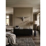 thumbnail of Bull Geweih L Wanddekoration 125cm breit Alu Aluminium silber Aluminiumdekoration Wand Geweih