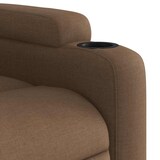 thumbnail of vidaXL Massagesessel Elektrisch Braun Stoff