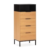 thumbnail of Commode haute Nieve 4 tiroirs couleur Chêne