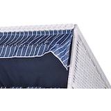 thumbnail of Strandkorb - bene living - Ostsee - gestreift/blau - PE weiß