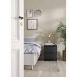 thumbnail of WellHome - Mesita de Noche con 2 Cajones en color Negro Mate 41 x 50 x 50 cm - Sil Black
