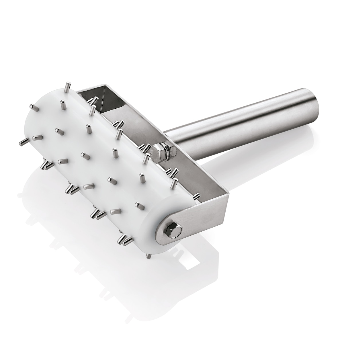 WAS Germany - Stipproller mit 0,5 cm langen Stippen, 20,5 x  14 cm, Chromnickelstahl