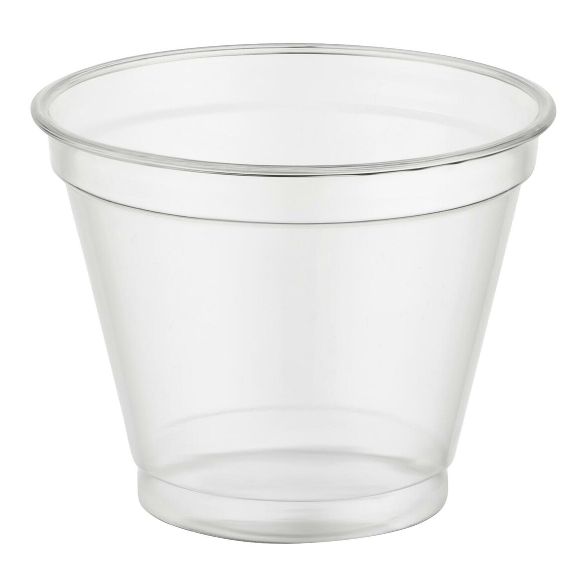 50x Trinkbecher Smoothiesbecher Dessertbecher 250 ml O 95mm PET glasklar