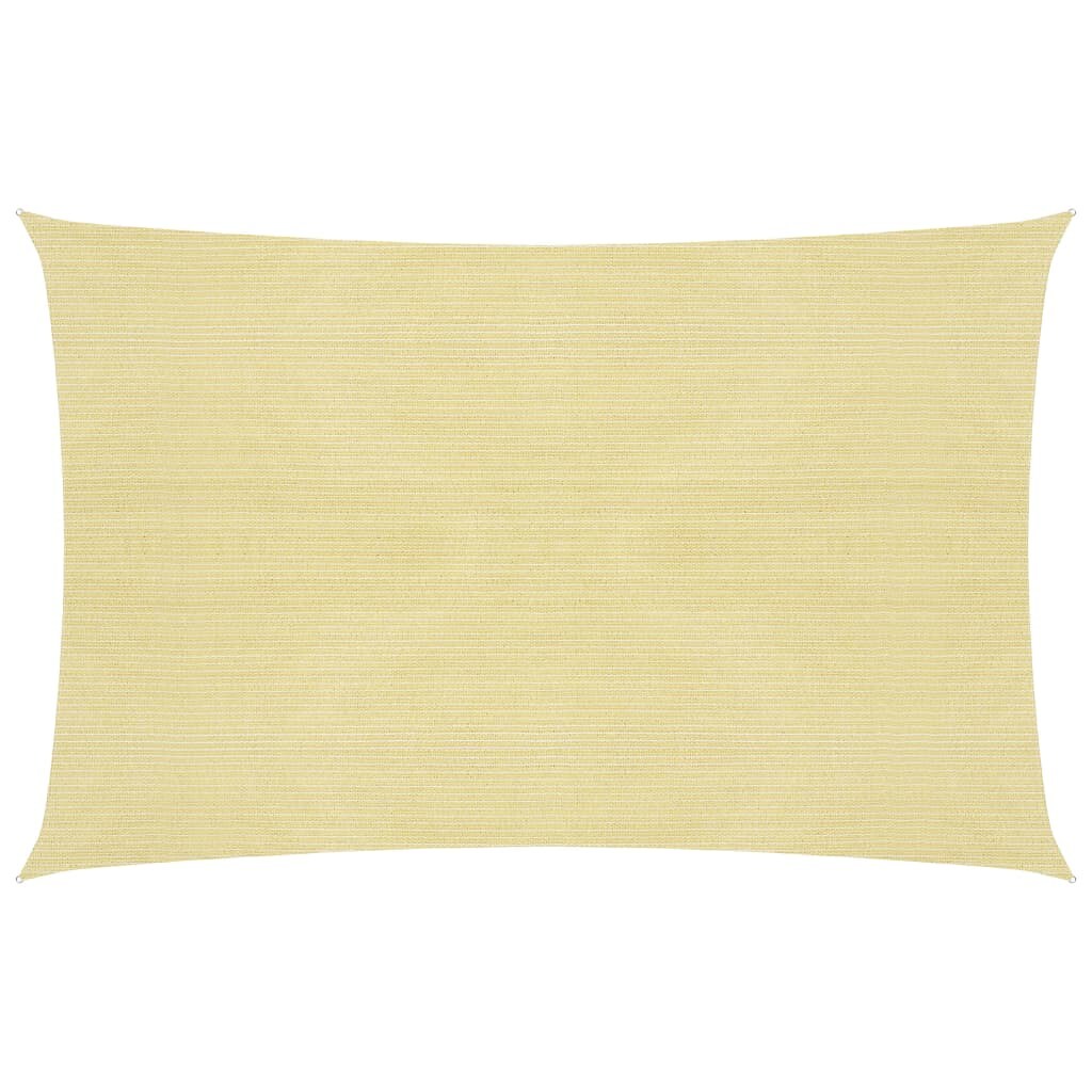 vidaXL Sonnensegel 160 g/m² Beige 2x2,5 m HDPE