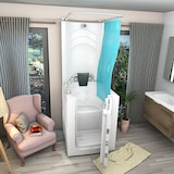 thumbnail of Senioren Dusche Sitzbadewanne Sitzwanne Badewanne mit Tür S10D