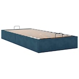 thumbnail of vidaXL Ottoman-Bett ohne Matratze Dunkelblau 80x200 cm Samt