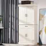 thumbnail of HOMCOM Credenza Cucina con 2 Armadietti e Cassetto Stile Coloniale