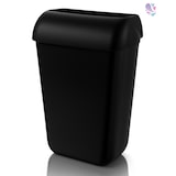 thumbnail of Abfallbehälter, Mülleimer, Blanc, ca. 25-Liter hängend, Wandmontage oder stehend, mit Deckel abnehmbar: Farbe - Schwarz