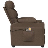 thumbnail of vidaXL Massagesessel Elektrisch Braun Stoff