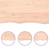 thumbnail of vidaXL Wandregal 60x30x(2-6) cm Massivholz Eiche Unbehandelt