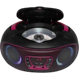 thumbnail of Denver TCL-212BT PINK Lecteur de CD Portable Boombox. Radio FM. Bluetooth. 4W. Entrée AUX. Lecture MP3 Via USB Bleu