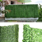 thumbnail of Balkonsichtschutz  | HxBxT 150x300x1cm | Sichtschutz Windschutz Verkleidung für Balkon Terrasse Zaun | Blatt hell