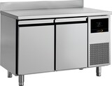thumbnail of Cookmax Kühltisch GN 1/1 mit
2 Türen, mit Aufkantung