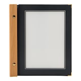 thumbnail of Securit® Menukaart A5 "Wood" - Zwart - 4 zijden