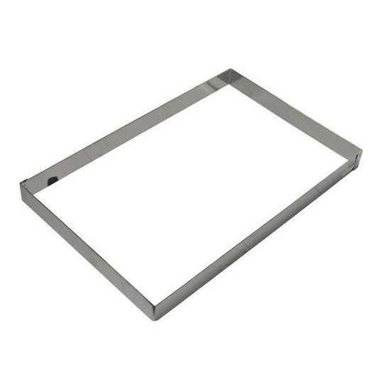 Cadre à mousse inox rectangle 56.5 x 36.5 H4.5 cm Lacor
