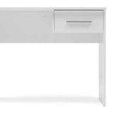 thumbnail of Mesa Escritorio con cajón pequeña 90x50x73cm acabado color blanco