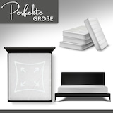 thumbnail of Spannbettlaken Boxspringbett 100% Baumwolle 180-200x220 cm Weiß