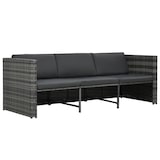 thumbnail of vidaXL 4-tlg. Garten-Lounge-Set mit Auflagen Poly Rattan Grau