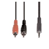 thumbnail of e+p B 113/5 Audio-Kabel 5 m 3.5mm 2 x RCA Schwarz
