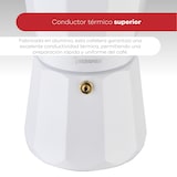 thumbnail of BERGNER Naturally - Cafetera para 3 Tazas en Aluminio blanco con mango de madera