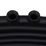 thumbnail of Handtuchheizkörper Warmwasser Gebogen Schwarz 500x764 mm