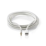 thumbnail of Nedis Lightning-Adapter - Apple Lightning 8-Pin - 3.5 mm Stecker - Vergoldet - 1.00 m - Rund - Nylon - Verpackung mit Sichtfenster