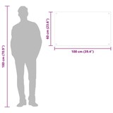 thumbnail of vidaXL Küchenrückwand Transparent 100×60 cm Hartglas